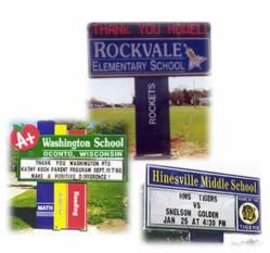 Outdoor School Signs